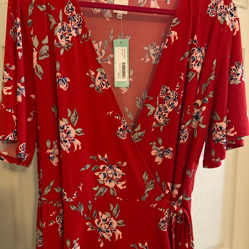 Top faux wrap